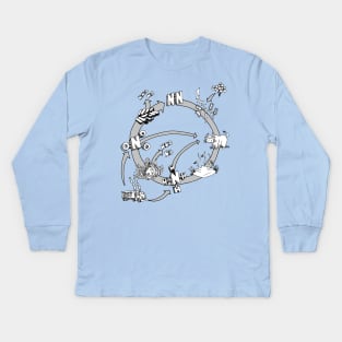 The Nitrogen Cycle Kids Long Sleeve T-Shirt